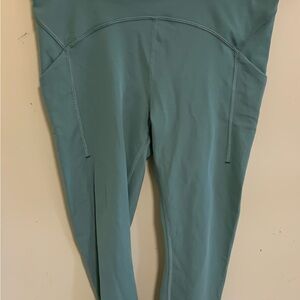 Teal High-Waisted lulu lemon Leggings